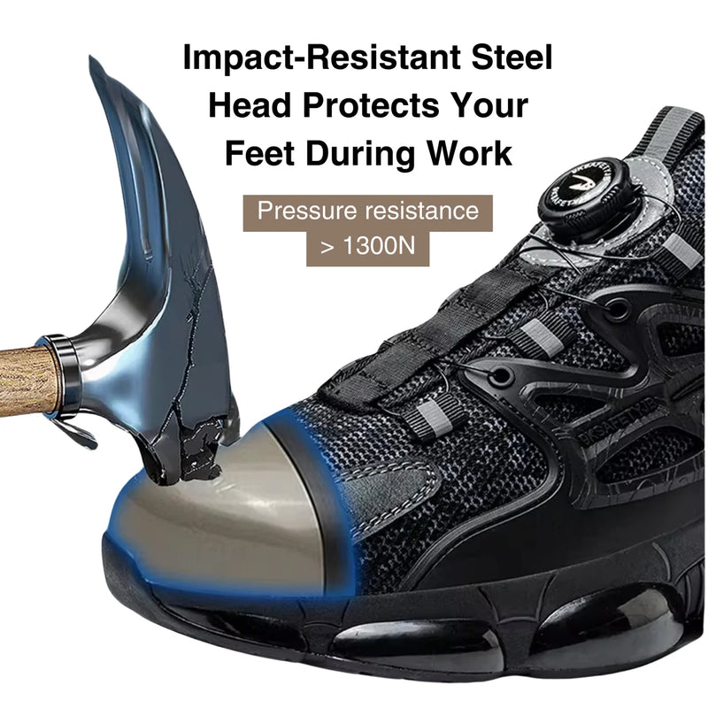 ShieldStep™ Orthopedic Steel Toe Shoes